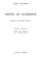 Contra os Acadêmicos - Santo Agostinho.pdf