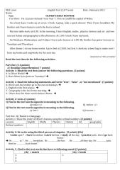 MS1 level test 2 2nd term 2011 2012 OLIVER’S DAILY ROUTINE copy.pdf