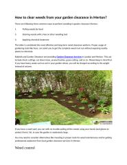 How to clear weeds from your garden clearance in Merton.docx