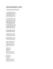 WILLIAM MCDOWELL - Withholding Nothing Medley.pdf