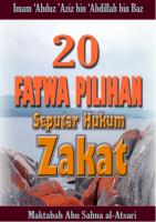 20 Fatwa Pilihan Seputar Zakat.pdf