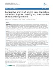 Celton et al_2010_Comparative analysis of missing value imputation methods to improve clustering.pdf