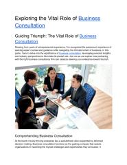 Exploring the Vital Role of Business Consultation.pdf