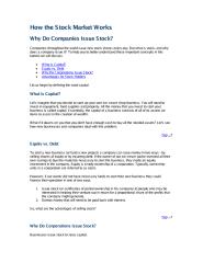 (Business Ebook) - Investment - How The Stock Market Works.pdf